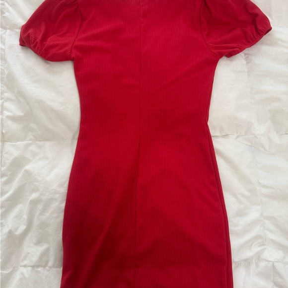 Red Mini Dress - Picture 3 of 3